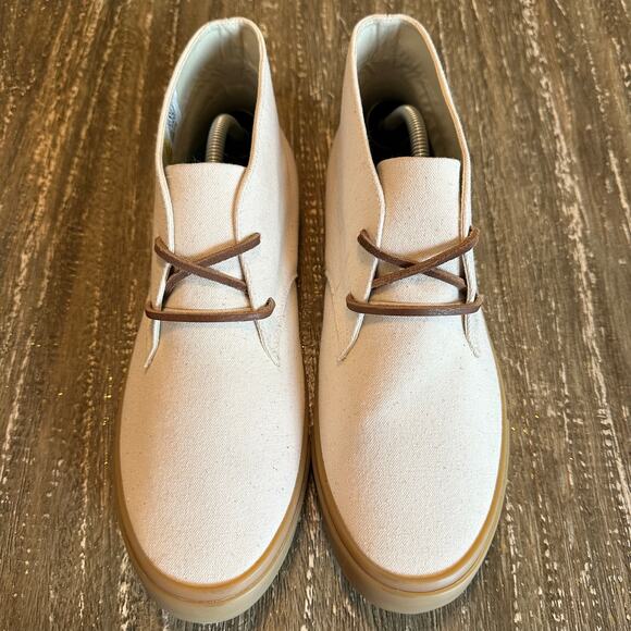 Seavees Maslon Desert Boot Chuka Sneakers Natural Organic Duck Canvas Size 10.5 main image 8